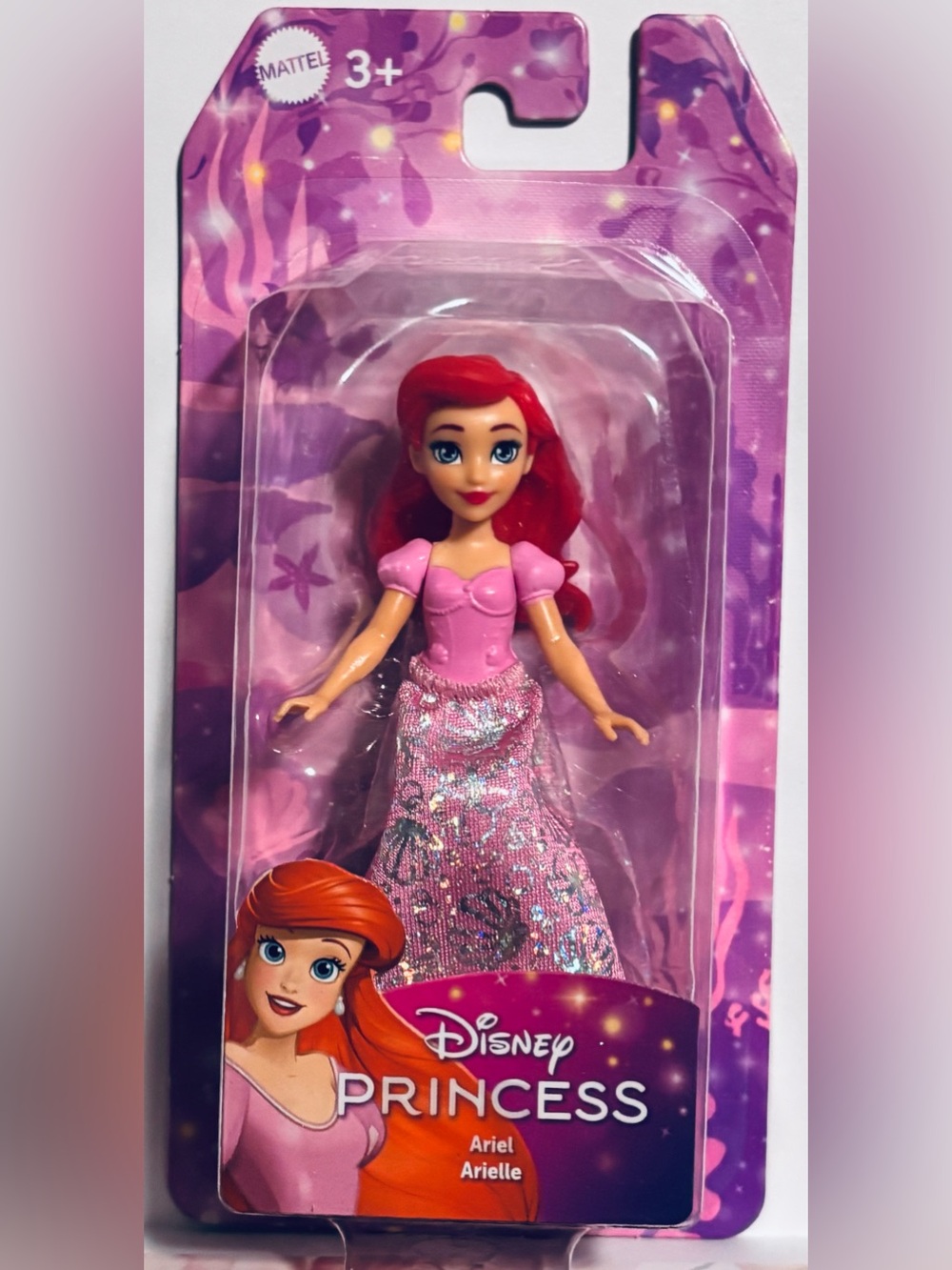 Disney Princess Posable 3.5” Doll - Little Mermaid Ariel